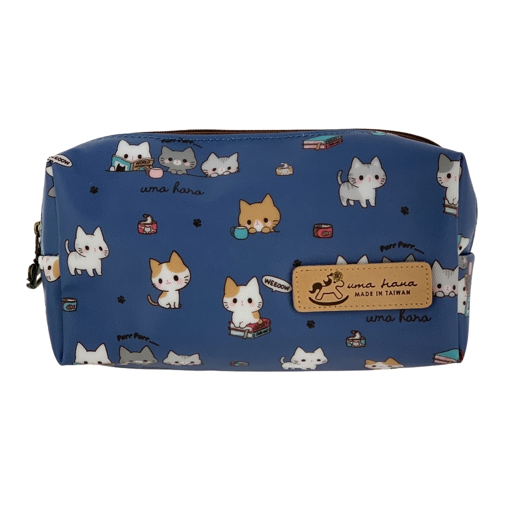 Waterproof Meow Cat Rectangle Makeup Cosmetic Bag